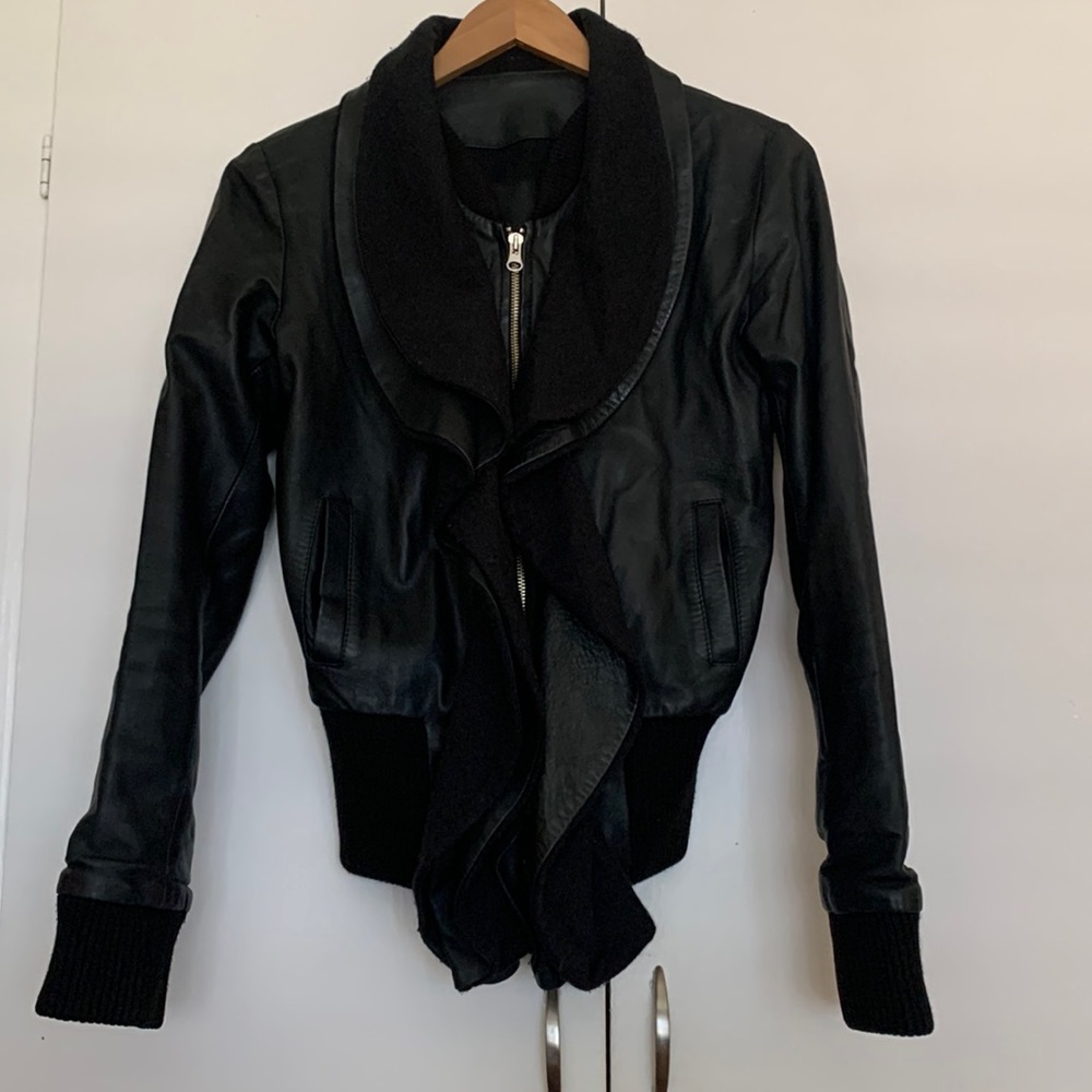 Trosman leather jacket
